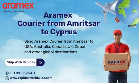 Aramex Courier from Amritsar to Cyprus | Free Pickup & Fast Delivery