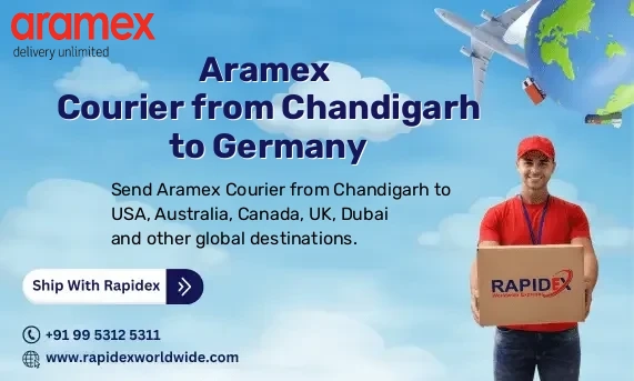 Aramex Courier from Chandigarh to Germany | Free Pickup & Fast Delivery