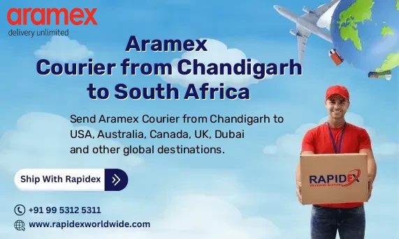 Aramex Courier from Chandigarh to South Africa | Free Pickup & Fast Delivery