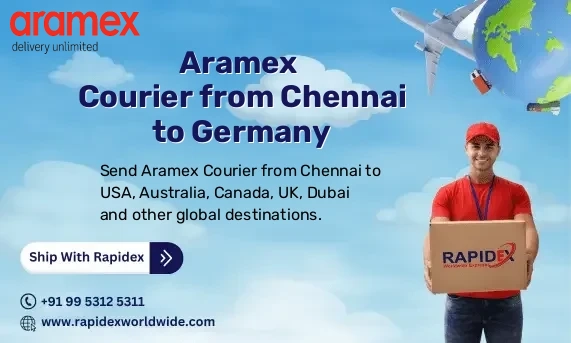 Aramex Courier from Chennai to Germany | Free Pickup & Fast Delivery