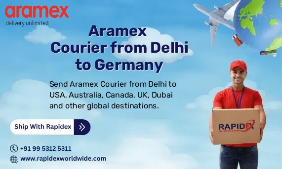 Aramex Courier from Delhi to Germany | Free Pickup & Fast Delivery