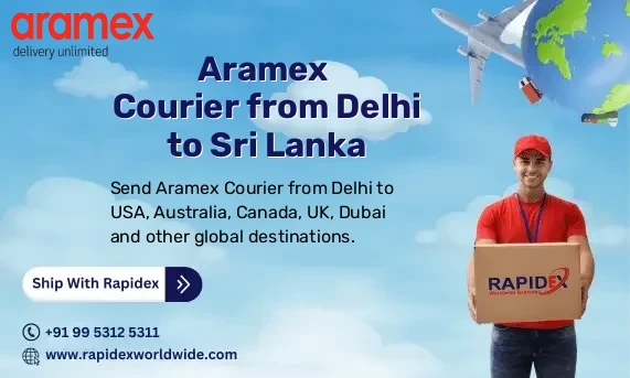 Aramex Courier from Delhi to Sri Lanka | Free Pickup & Fast Delivery