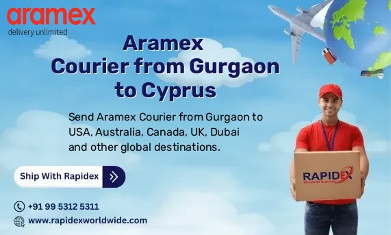 Aramex Courier from Gurgaon to Cyprus | Free Pickup & Fast Delivery
