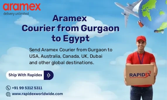 Aramex Courier from Gurgaon to Egypt | Free Pickup & Fast Delivery