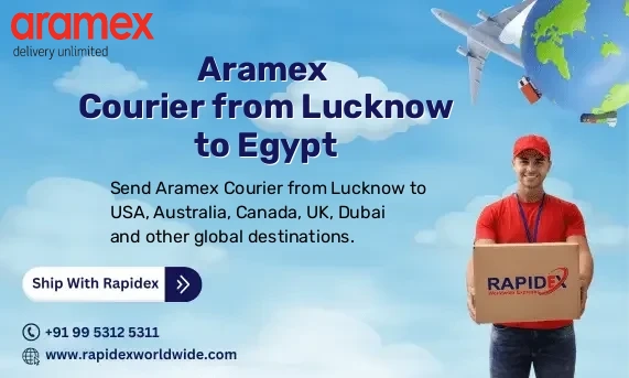 Aramex Courier from Lucknow to Egypt | Free Pickup & Fast Delivery