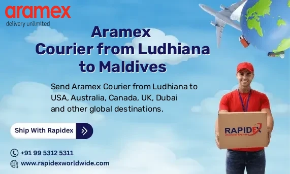Aramex Courier from Ludhiana to Maldives | Free Pickup & Fast Delivery