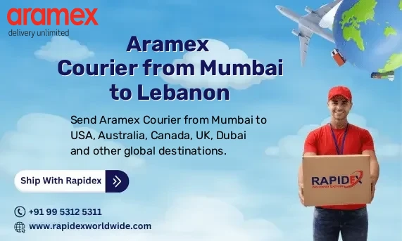 Aramex Courier from Mumbai to Lebanon | Free Pickup & Fast Delivery