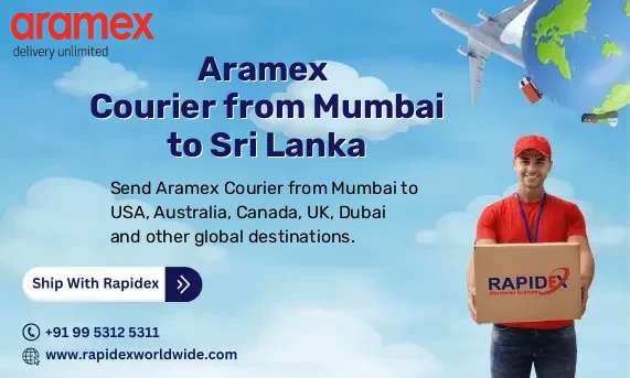 Aramex Courier from Mumbai to Sri Lanka | Free Pickup & Fast Delivery