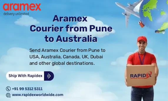 Aramex Courier from Pune to Australia | Free Pickup & Fast Delivery