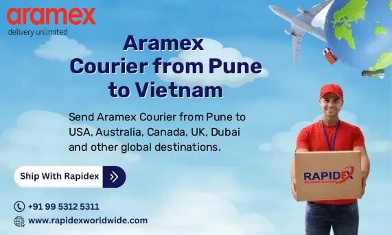 Aramex Courier from Pune to Vietnam | Free Pickup & Fast Delivery