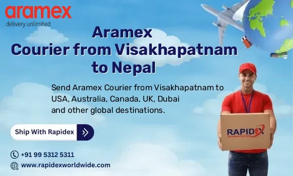 Aramex Courier from Visakhapatnam to Nepal | Free Pickup & Fast Delivery