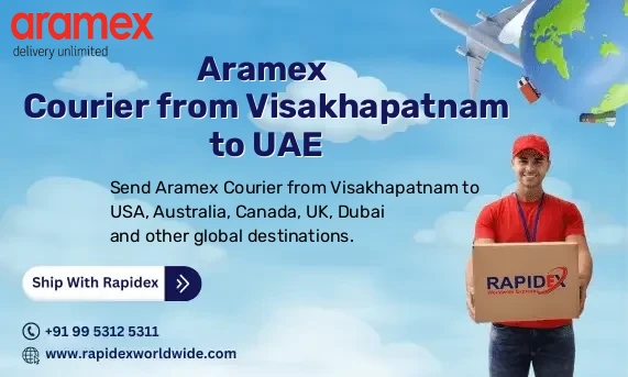 Aramex Courier from Visakhapatnam to UAE | Free Pickup & Fast Delivery