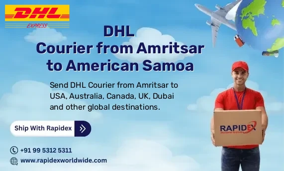 DHL Courier from Amritsar to American Samoa | Free Pickup & Fast Delivery