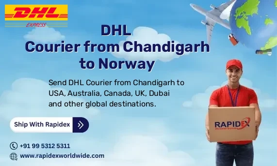 DHL Courier from Chandigarh to Norway | Free Pickup & Fast Delivery