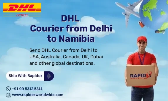 DHL Courier from Delhi to Namibia | Free Pickup & Fast Delivery