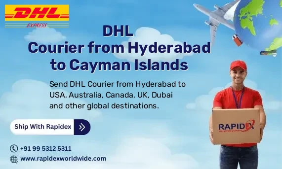 DHL Courier from Hyderabad to Cayman Islands | Free Pickup & Fast Delivery