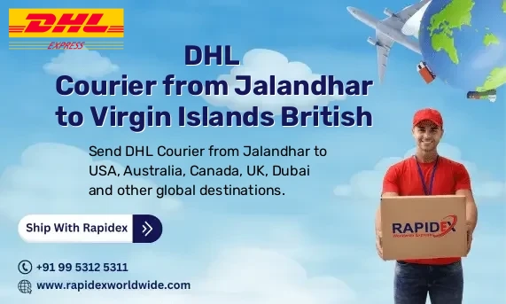 DHL Courier from Jalandhar to Virgin Islands British | Free Pickup & Fast Delivery