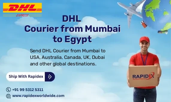 DHL Courier from Mumbai to Egypt | Free Pickup & Fast Delivery