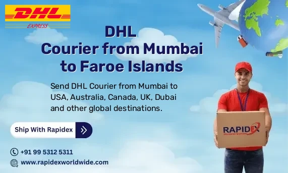 DHL Courier from Mumbai to Faroe Islands | Free Pickup & Fast Delivery