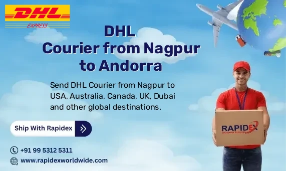 DHL Courier from Nagpur to Andorra | Free Pickup & Fast Delivery