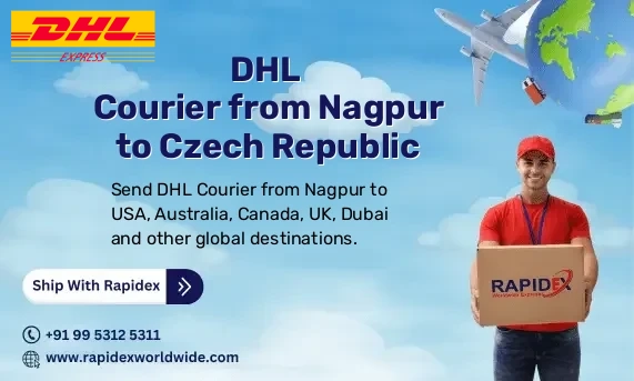 DHL Courier from Nagpur to Czech Republic | Free Pickup & Fast Delivery