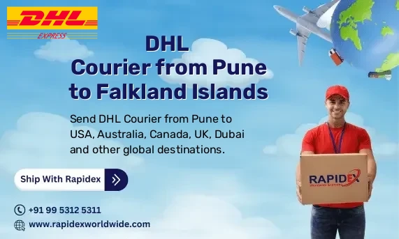 DHL Courier from Pune to Falkland Islands | Free Pickup & Fast Delivery