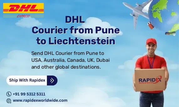 DHL Courier from Pune to Liechtenstein | Free Pickup & Fast Delivery