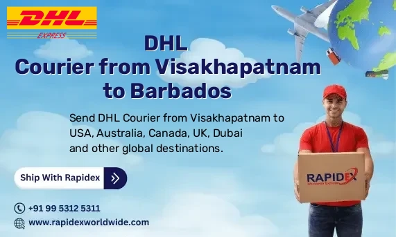 DHL Courier from Visakhapatnam to Barbados | Free Pickup & Fast Delivery
