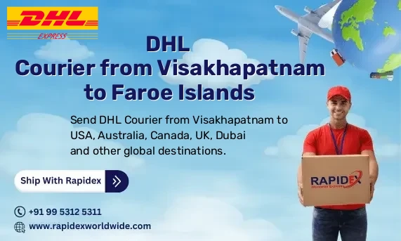 DHL Courier from Visakhapatnam to Faroe Islands | Free Pickup & Fast Delivery