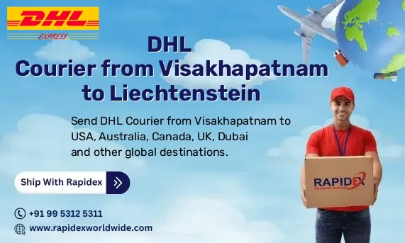 DHL Courier from Visakhapatnam to Liechtenstein | Free Pickup & Fast Delivery
