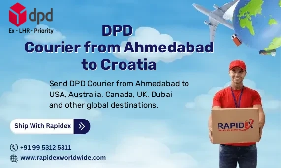 DPD Courier from Ahmedabad to Croatia | Free Pickup & Fast Delivery