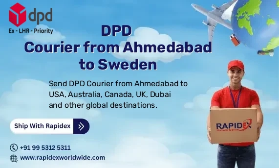 DPD Courier from Ahmedabad to Sweden | Free Pickup & Fast Delivery