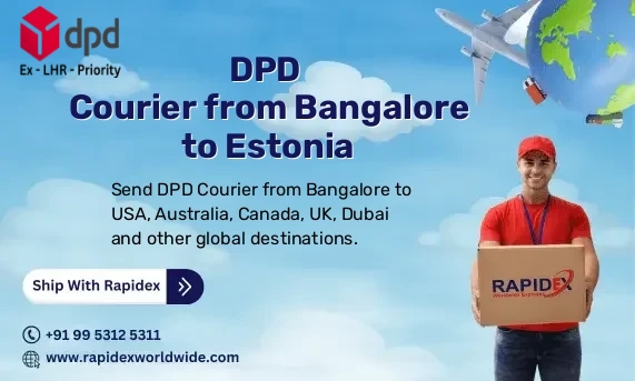 DPD Courier from Bangalore to Estonia | Free Pickup & Fast Delivery