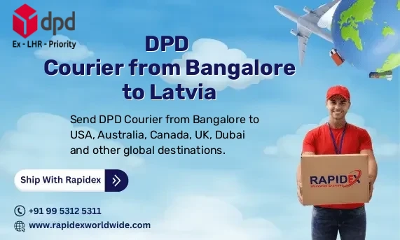 DPD Courier from Bangalore to Latvia | Free Pickup & Fast Delivery