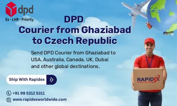 DPD Courier from Ghaziabad to Czech Republic | Free Pickup & Fast Delivery