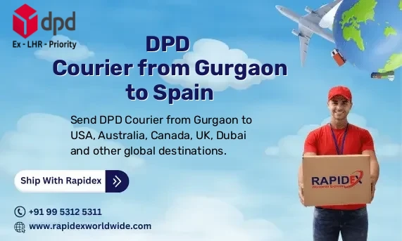 DPD Courier from Gurgaon to Spain | Free Pickup & Fast Delivery