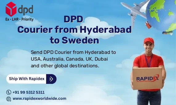 DPD Courier from Hyderabad to Sweden | Free Pickup & Fast Delivery