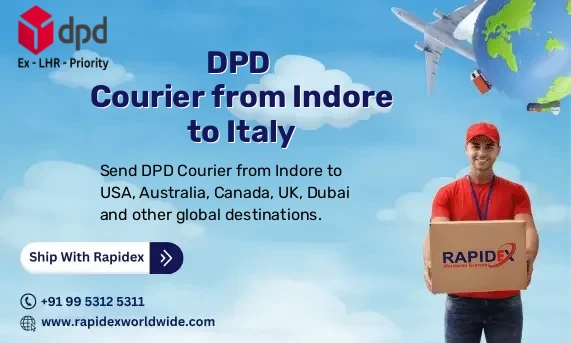 DPD Courier from Indore to Italy | Free Pickup & Fast Delivery
