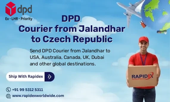 DPD Courier from Jalandhar to Czech Republic | Free Pickup & Fast Delivery
