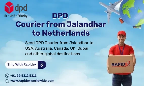 DPD Courier from Jalandhar to Netherlands | Free Pickup & Fast Delivery