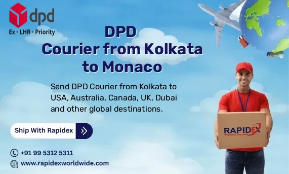DPD Courier from Kolkata to Monaco | Free Pickup & Fast Delivery