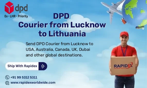 DPD Courier from Lucknow to Lithuania | Free Pickup & Fast Delivery