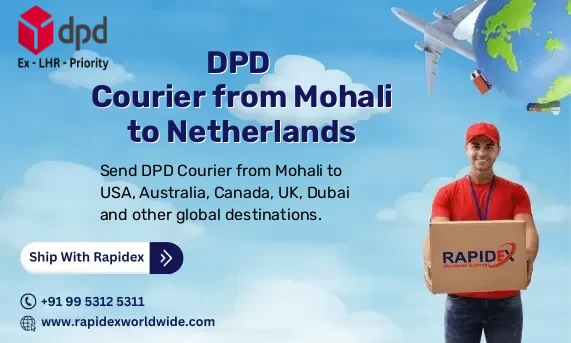 DPD Courier from Mohali to Netherlands | Free Pickup & Fast Delivery