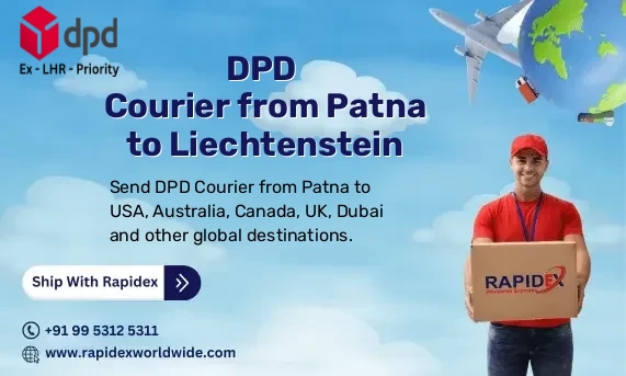 DPD Courier from Patna to Liechtenstein | Free Pickup & Fast Delivery