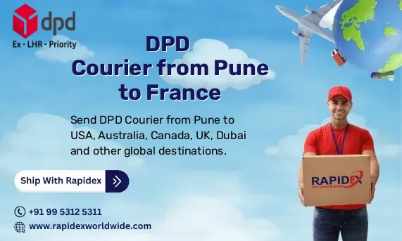 DPD Courier from Pune to France | Free Pickup & Fast Delivery