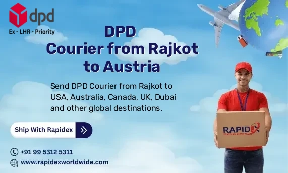 DPD Courier from Rajkot to Austria | Free Pickup & Fast Delivery