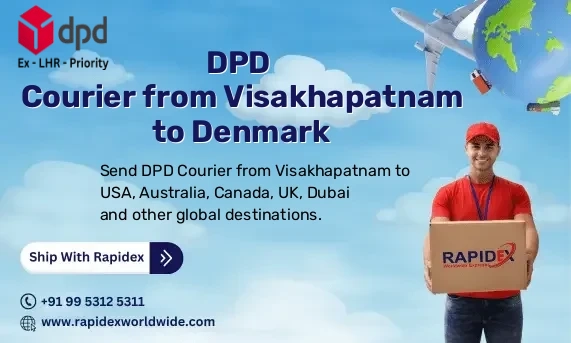 DPD Courier from Visakhapatnam to Denmark | Free Pickup & Fast Delivery