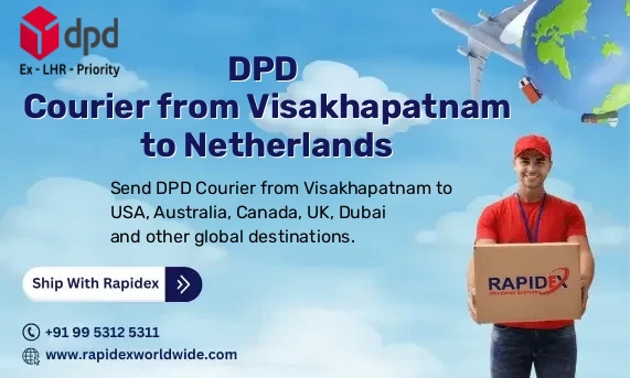 DPD Courier from Visakhapatnam to Netherlands | Free Pickup & Fast Delivery