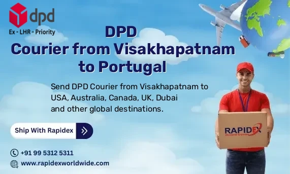 DPD Courier from Visakhapatnam to Portugal | Free Pickup & Fast Delivery