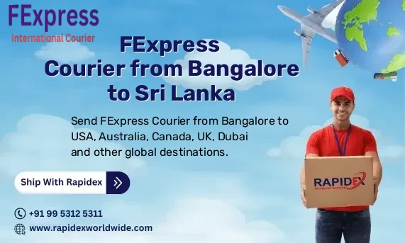 FExpress Courier from Bangalore to Sri Lanka | Free Pickup & Fast Delivery